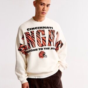 NFL Cincinnati Bengals Graphic Crew Sweatshirt